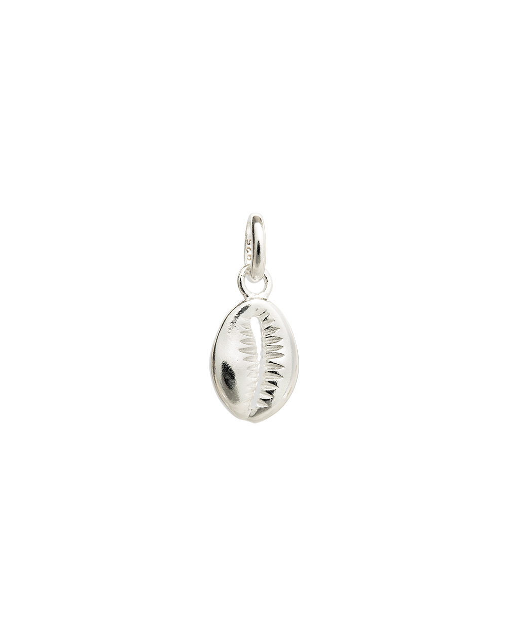COWRIE SHELL CHARM (STERLING SILVER) IMAGE 1