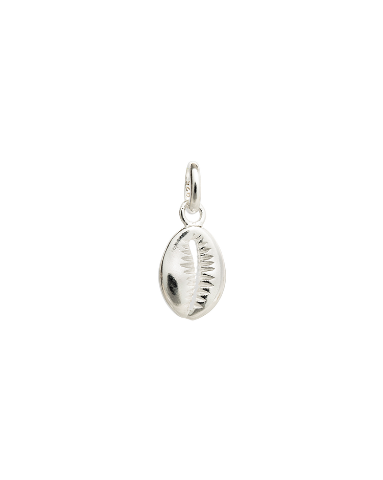 COWRIE SHELL CHARM (STERLING SILVER) - IMAGE 1