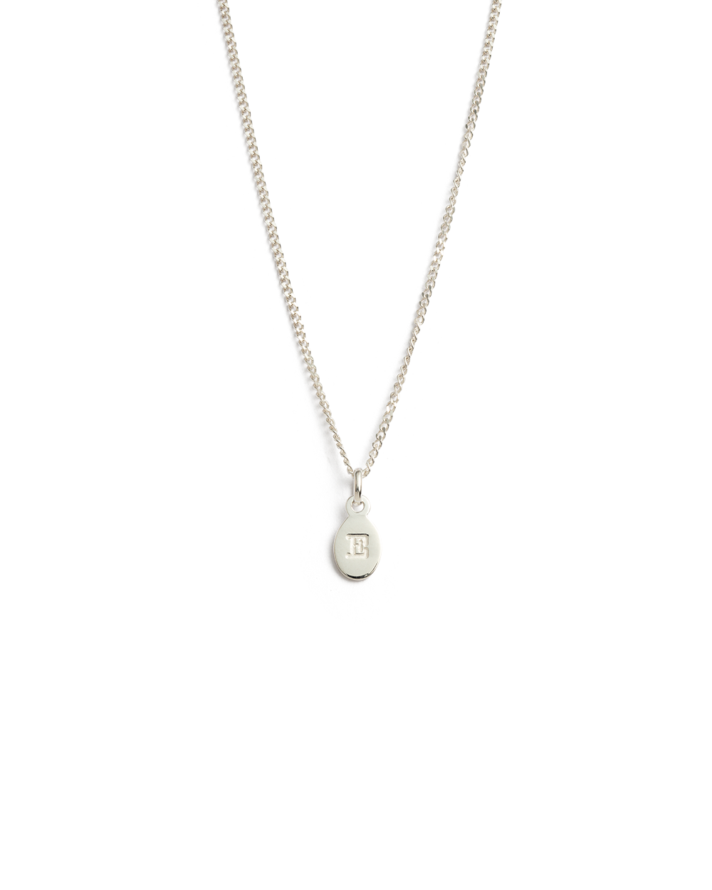 INITIAL NECKLACE A-Z (STERLING SILVER) IMAGE 10