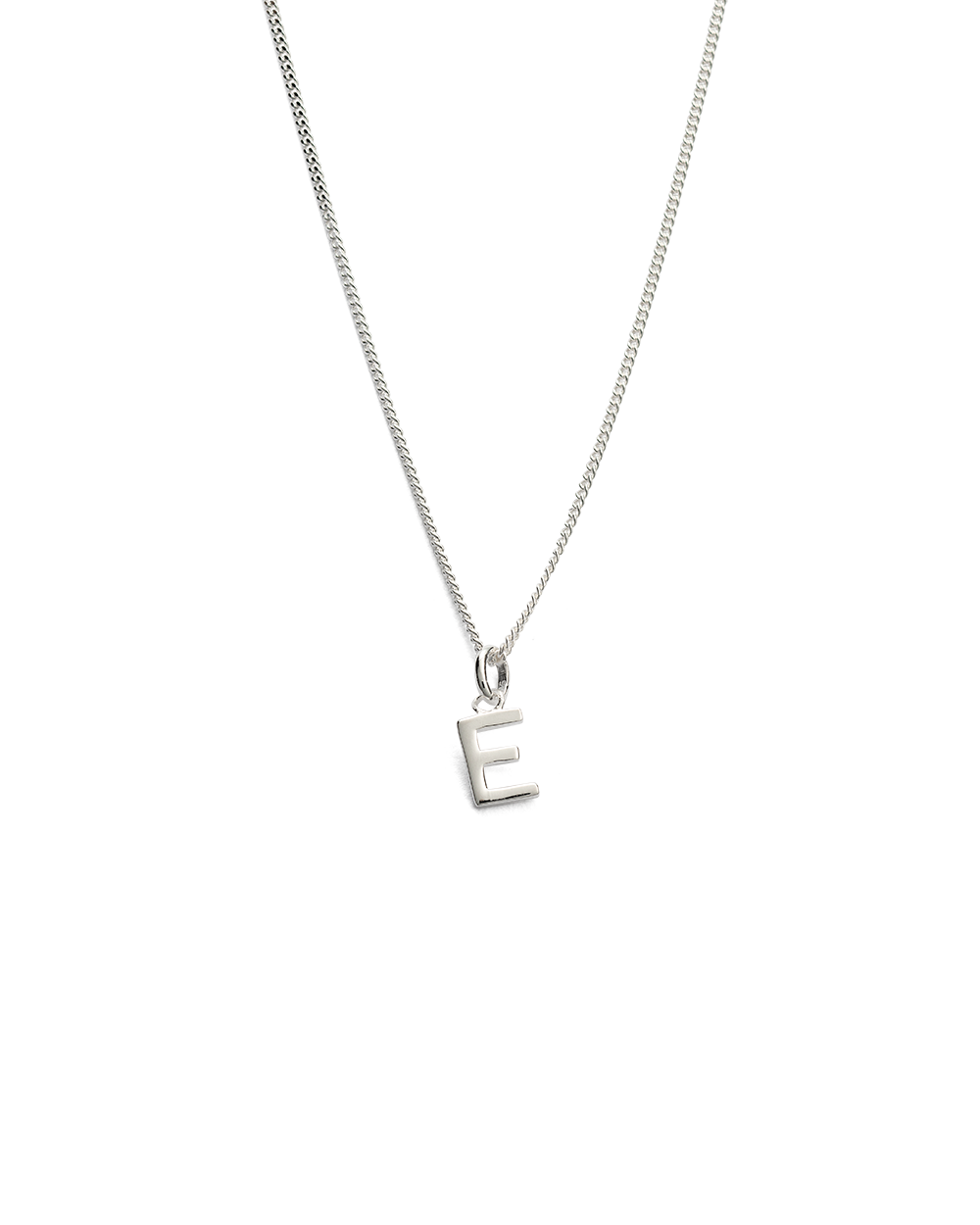 OUTLINE INITIAL NECKLACE A-Z (STERLING SILVER) IMAGE 9