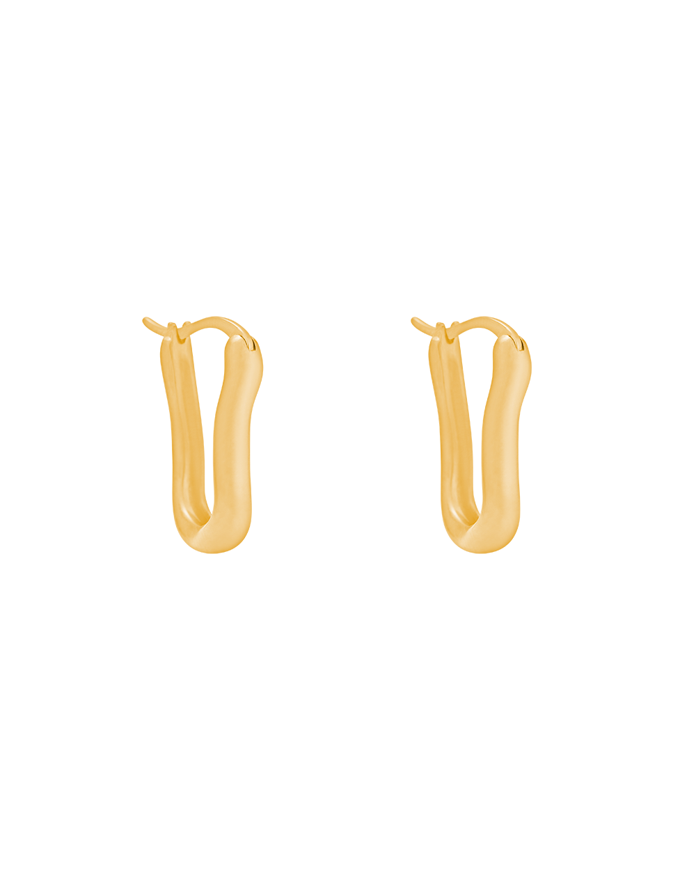 ECHO HOOPS (18K GOLD PLATED) IMAGE 1