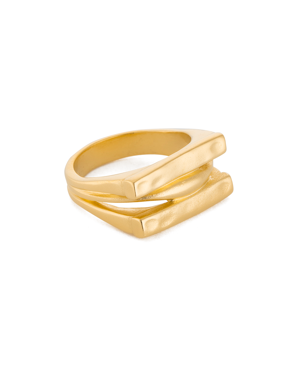 ELEMENTS RING (18K GOLD PLATED) - IMAGE 1