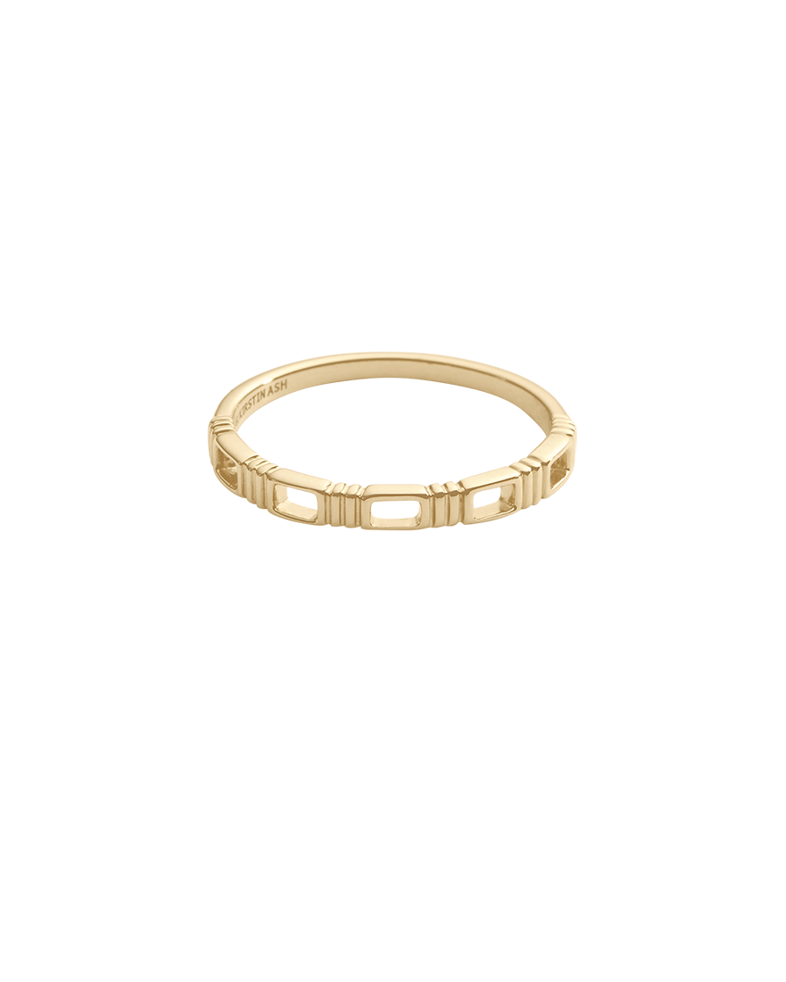 ELYSIUM CHAIN RING (9K GOLD)