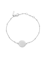 ENGRAVABLE DISC BRACELET (STERLING SILVER) IMAGE 1
