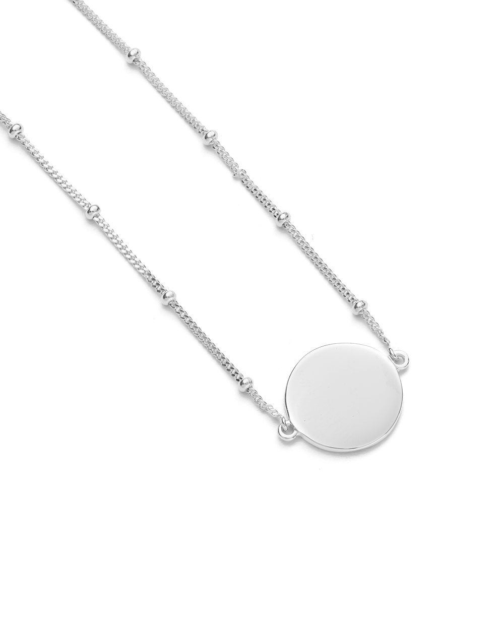 ENGRAVABLE DISC BRACELET (STERLING SILVER) IMAGE 3