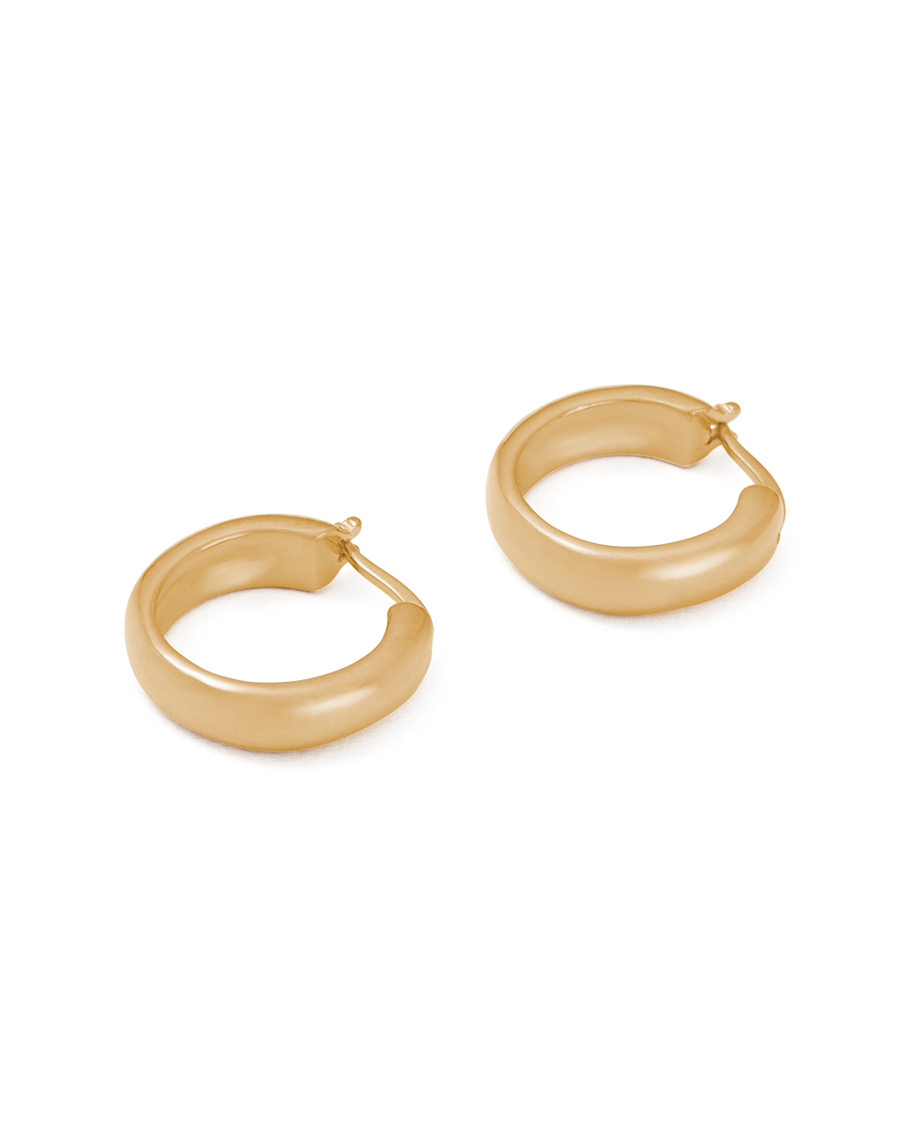 ERA HOOPS (18K GOLD PLATED) IMAGE 4