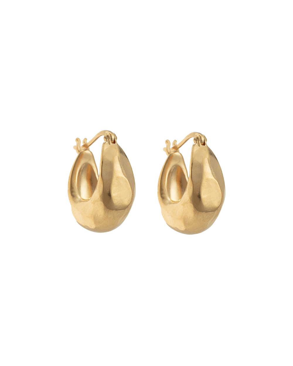 ESSENCE HOOPS SMALL (18K GOLD PLATED) IMAGE 1