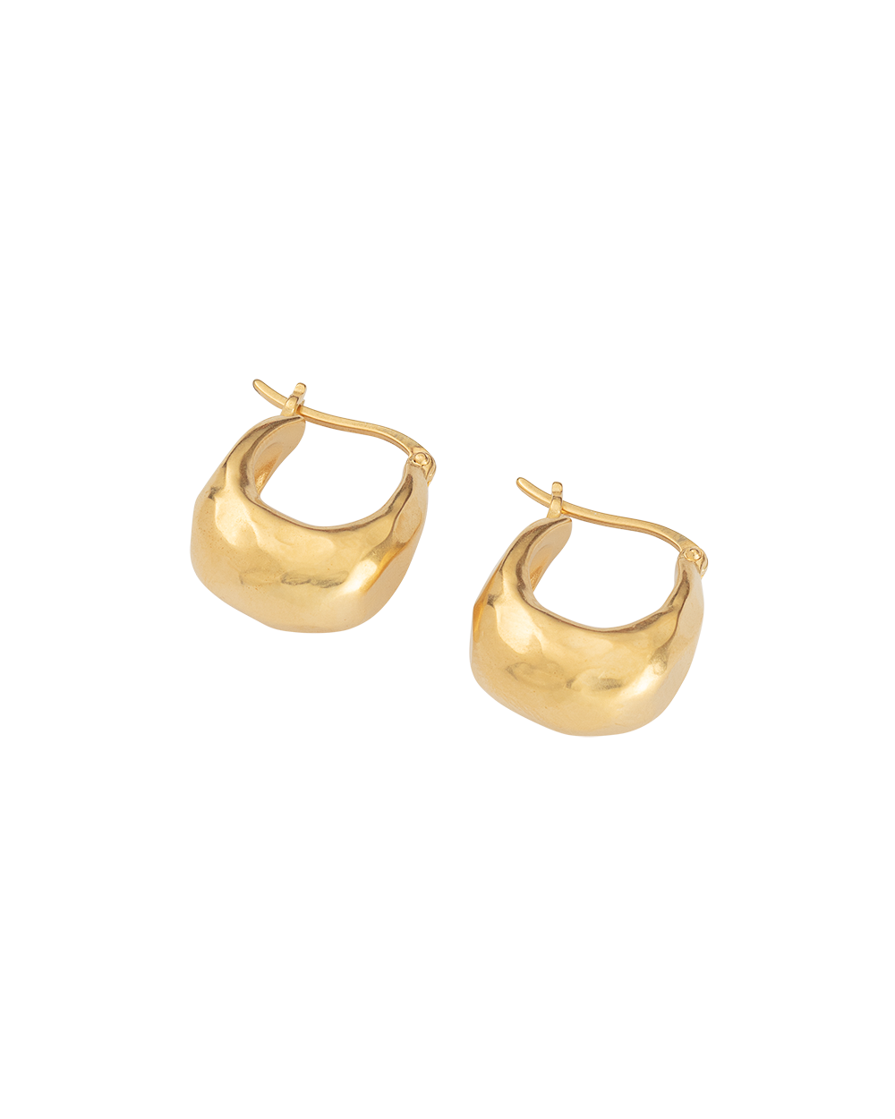 ESSENCE HOOPS SMALL (18K GOLD PLATED) IMAGE 6