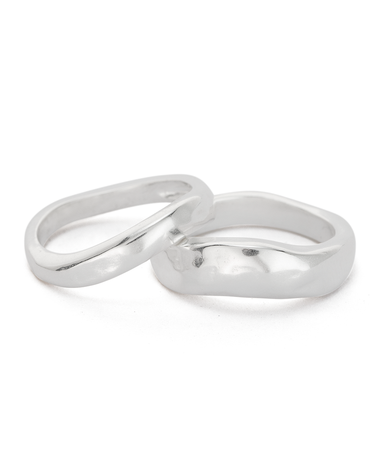 ESSENCE STACKING RING SET (STERLING SIlVER) IMAGE 1