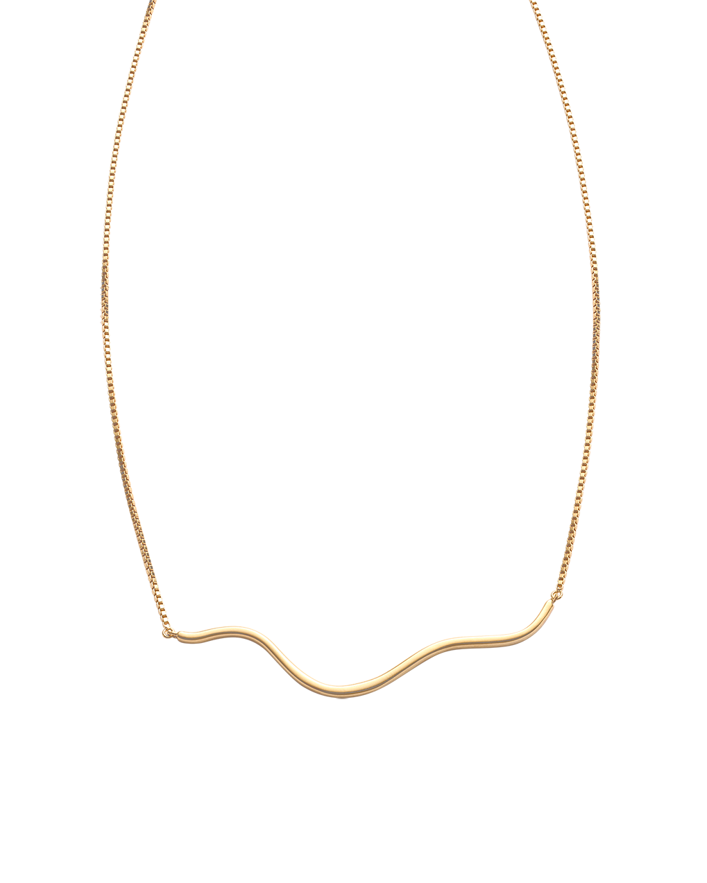 FLOAT NECKLACE (18K GOLD PLATED) IMAGE 1