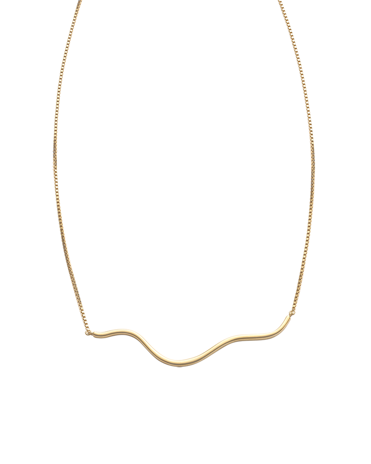 FLOAT NECKLACE (18K GOLD PLATED)