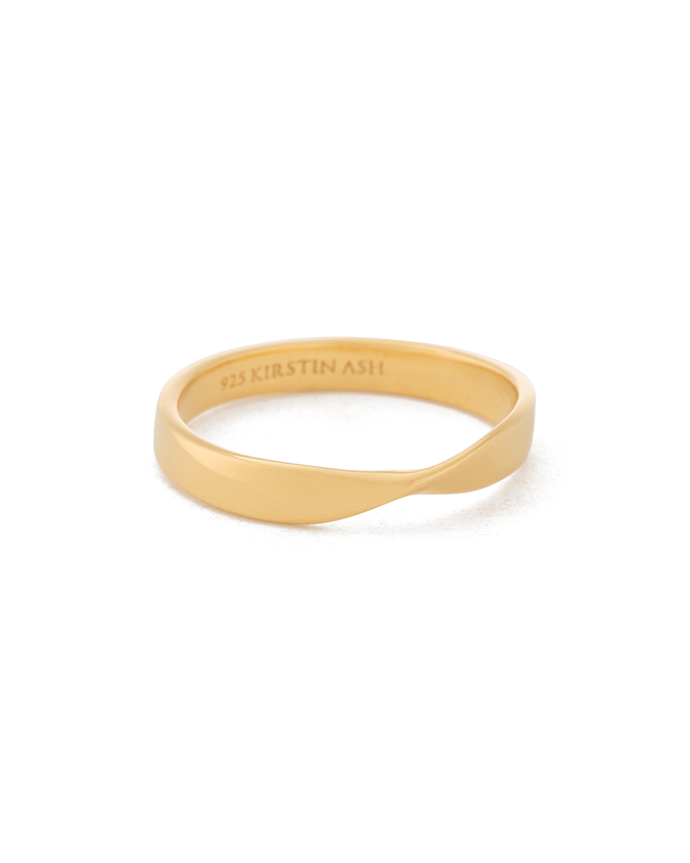 FOLD BAND RING (18K GOLD VERMEIL) IMAGE 4