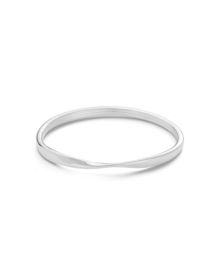 FOLD BANGLE (STERLING SILVER) IMAGE 1