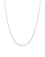 FOLD CHAIN NECKLACE (STERLING SILVER) - IMAGE 1