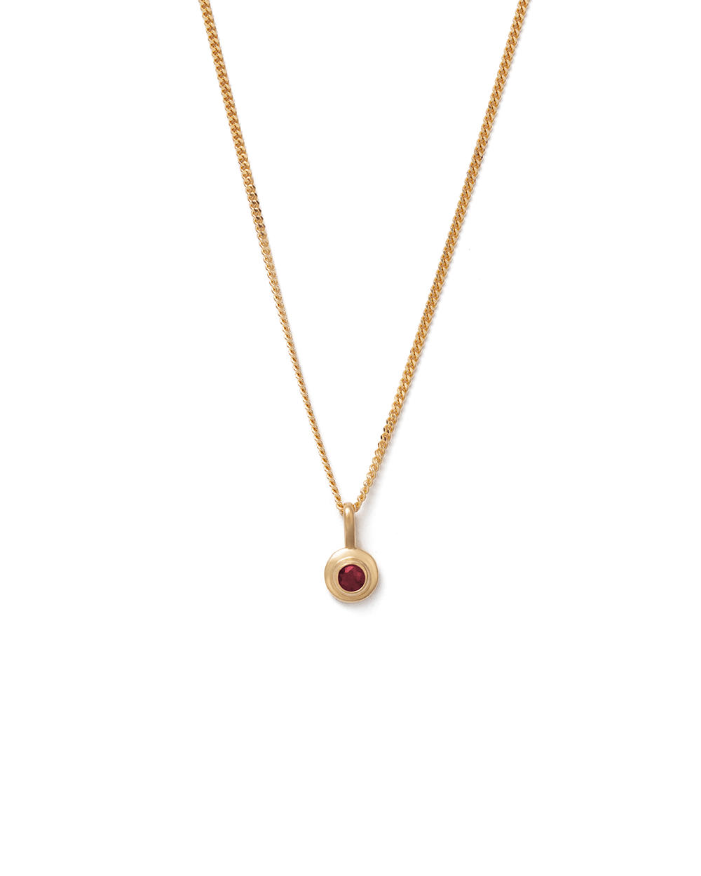 BIRTHSTONE NECKLACE (18K GOLD VERMEIL) IMAGE 11
