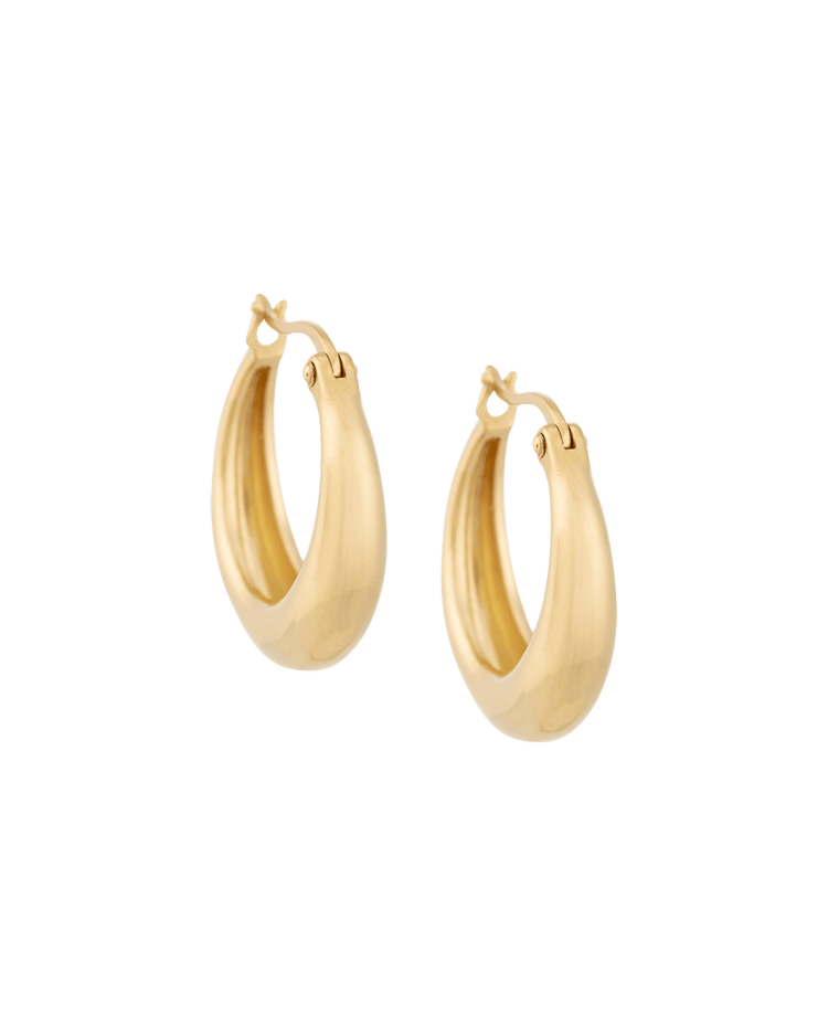 GLOW HOOPS (18K GOLD PLATED) - IMAGE 1
