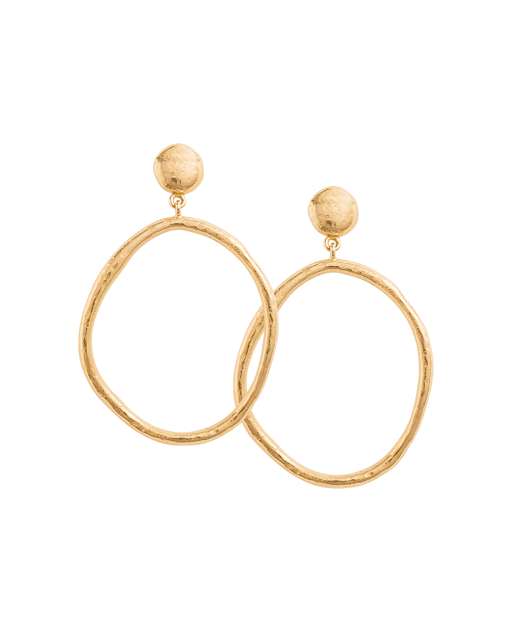 GOLDEN LIGHT EARRINGS (18K GOLD PLATED) IMAGE 1