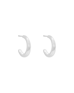 GRACE INFINITY HOOPS (STERLING SILVER) IMAGE 1