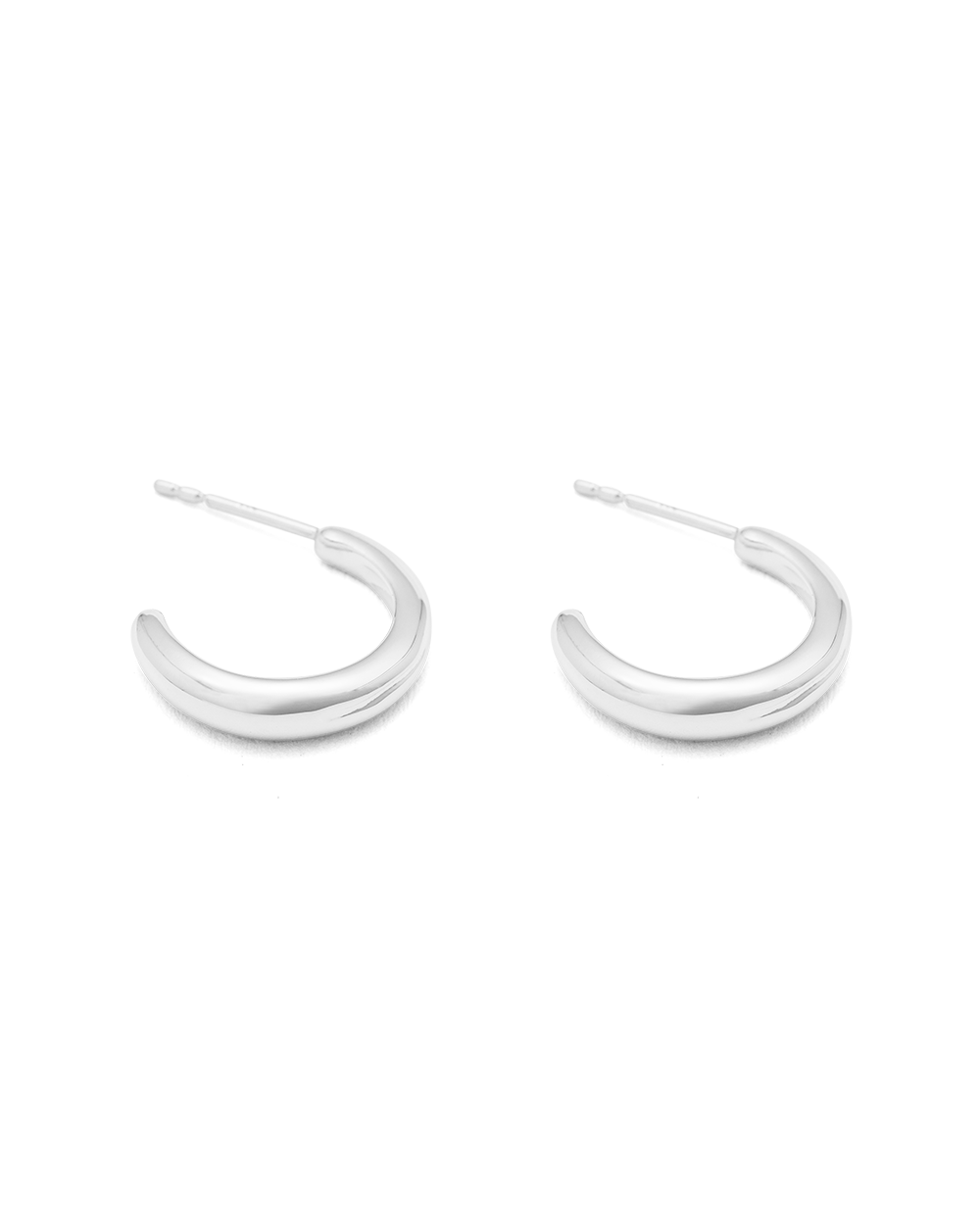 GRACE INFINITY HOOPS (STERLING SILVER)