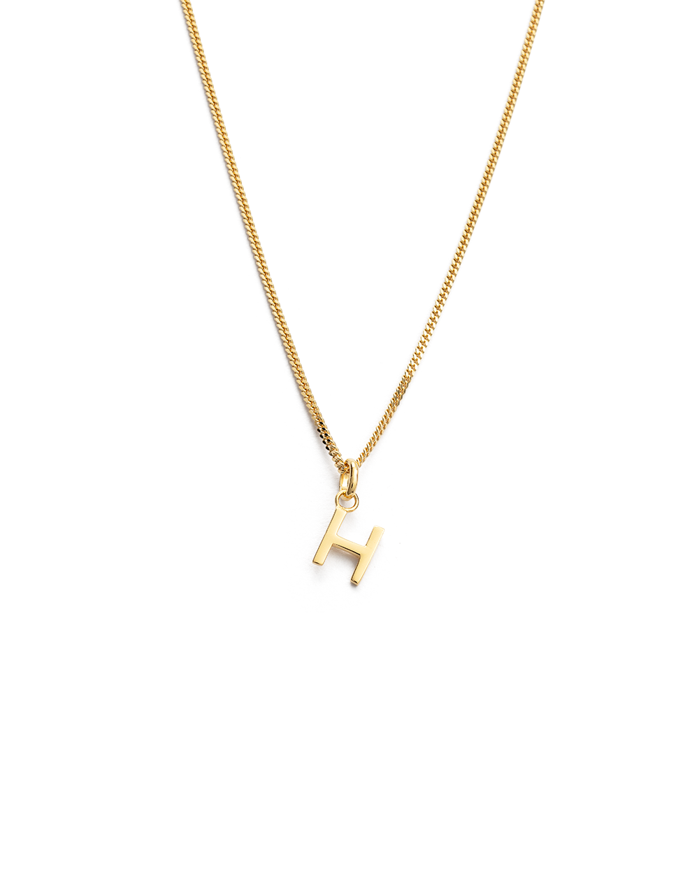 OUTLINE INITIAL NECKLACE A-Z (18K GOLD VERMEIL) IMAGE 13