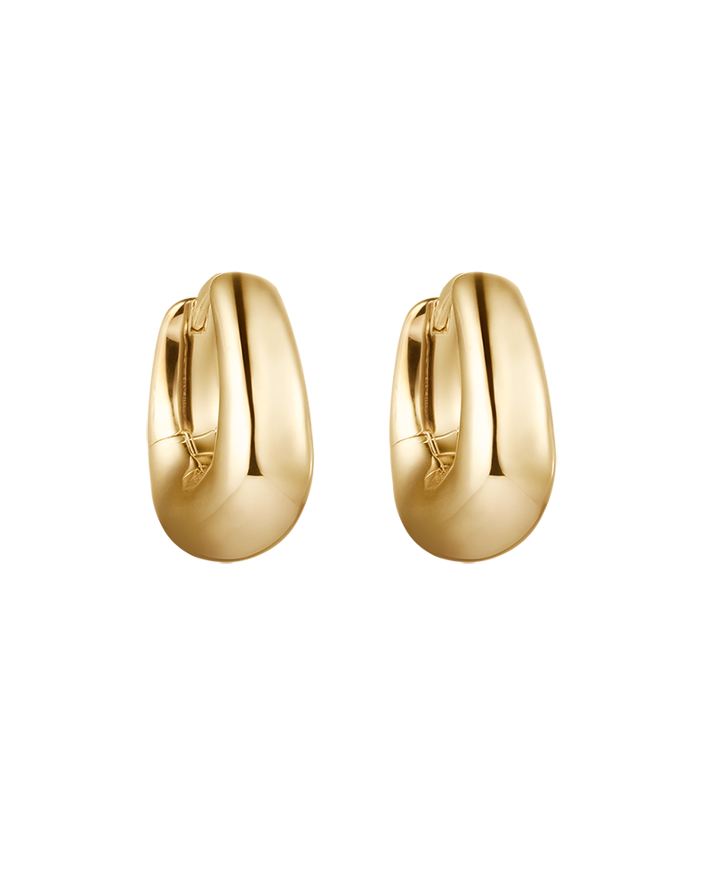 WITHIN MOTION HOOPS (18K GOLD PLATED) IMAGE 1
