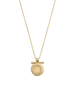 INDIGO COIN NECKLACE (18K GOLD VERMEIL)