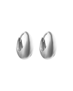 INDIGO HOOPS SMALL (STERLING SILVER) IMAGE 1
