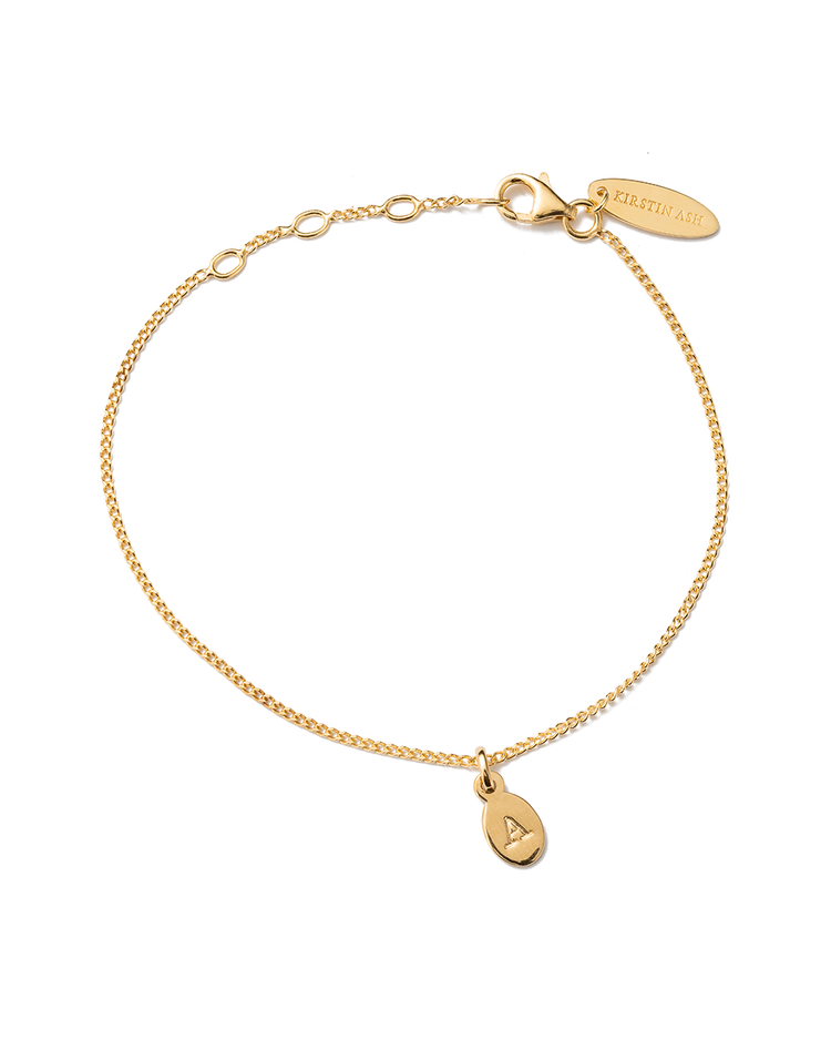 INITIAL BRACELET A-Z (18K GOLD VERMEIL) IMAGE 1