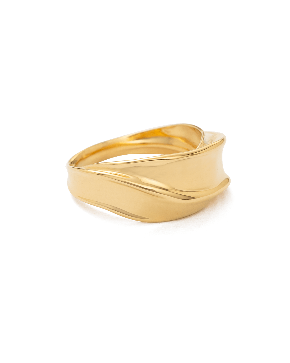 INTERTWINE RING (18K GOLD PLATED) - IMAGE 1