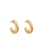 JARDIN HOOPS MEDIUM (18K GOLD PLATED) IMAGE 1