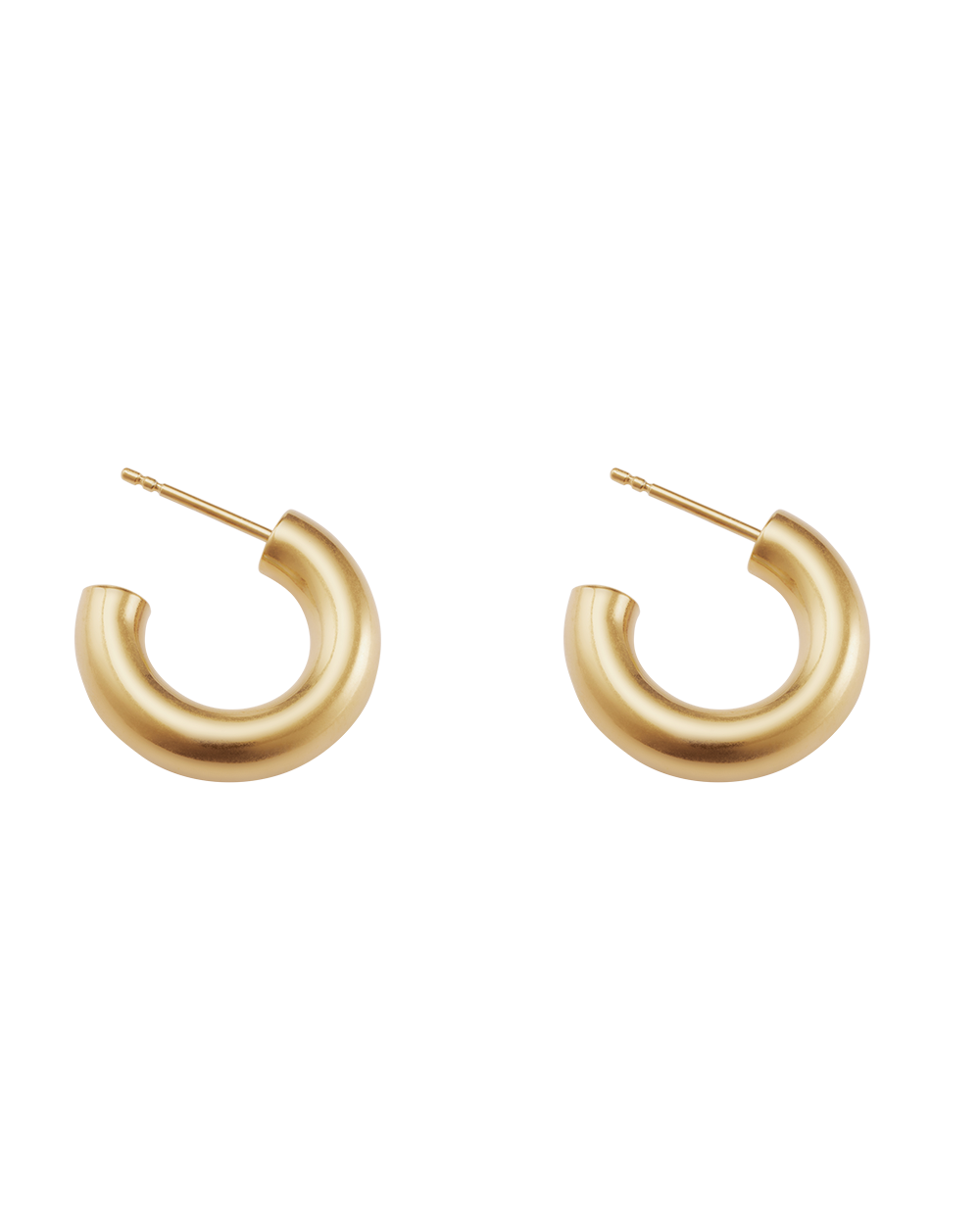 JARDIN HOOPS MEDIUM (18K GOLD PLATED) IMAGE 6