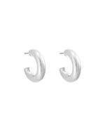 JARDIN HOOPS MEDIUM (STERLING SILVER) IMAGE 1