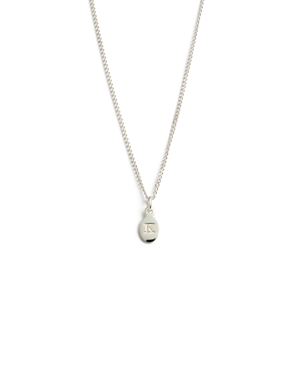 Silver hot sale k necklace