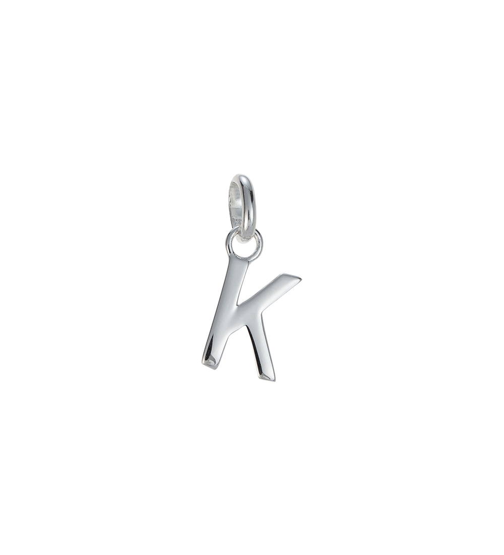 OUTLINE INITIAL A-Z (STERLING SILVER) IMAGE 16