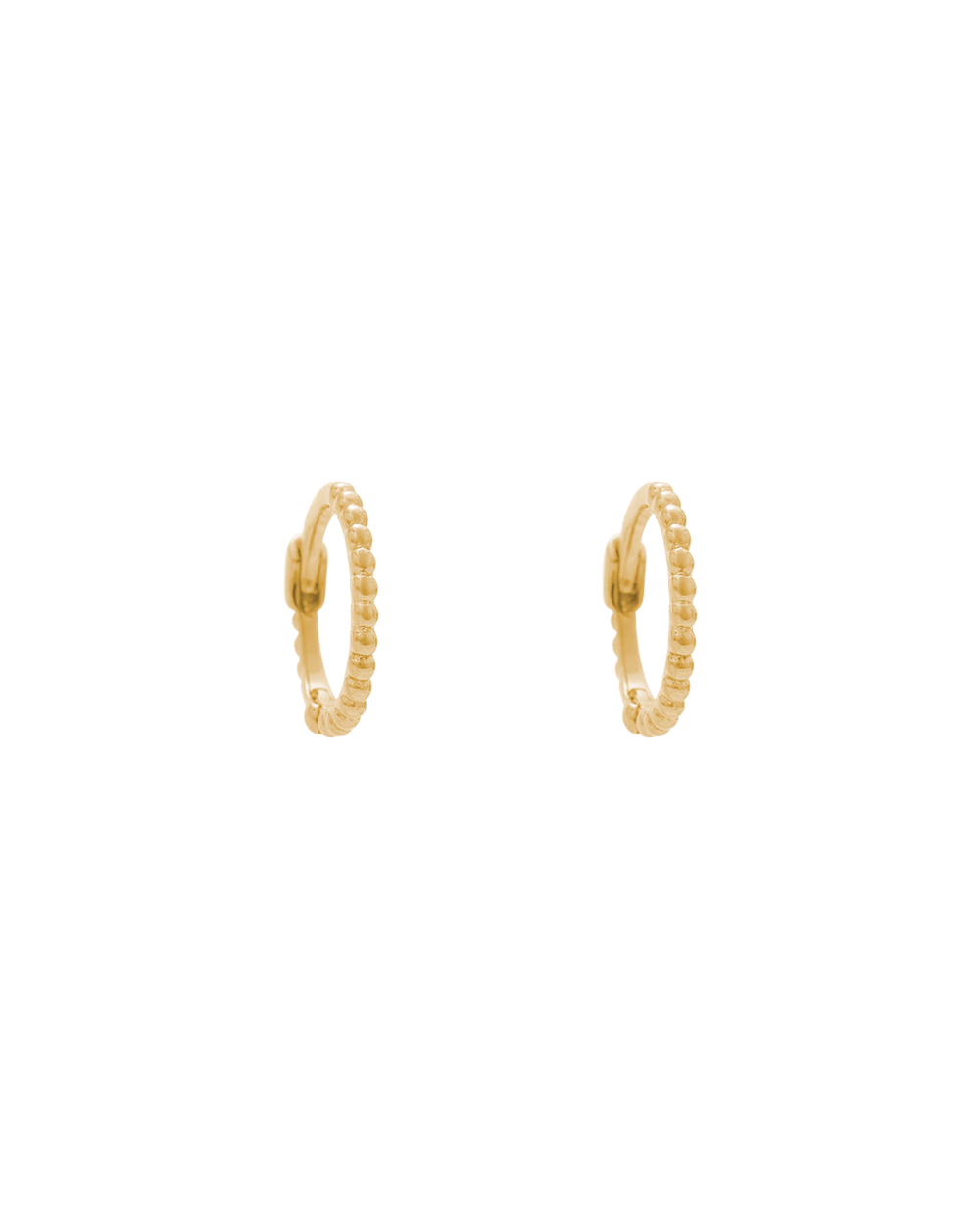 L'AMOUR HOOPS (18K GOLD PLATED) IMAGE 1
