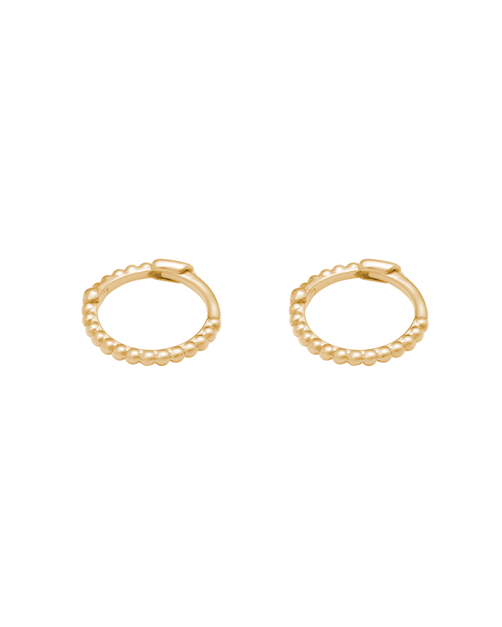 L'AMOUR HOOPS (18K GOLD PLATED) IMAGE 5