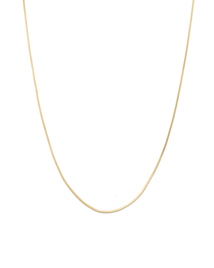 LAST LIGHT CHAIN NECKLACE (18K GOLD PLATED) IMAGE 1
