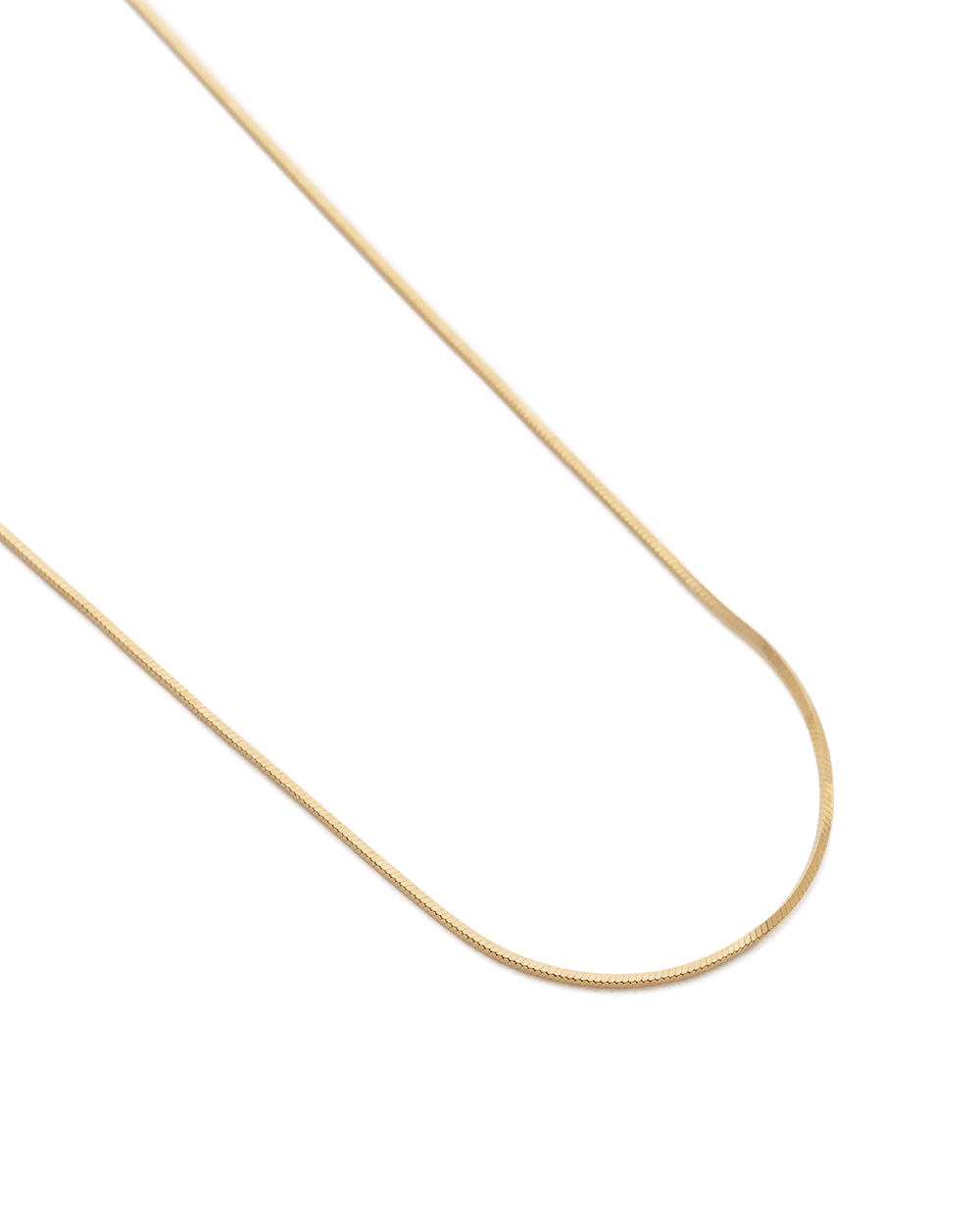 LAST LIGHT CHAIN NECKLACE (18K GOLD PLATED) IMAGE 4