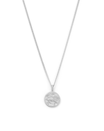 LEO PETITE ZODIAC NECKLACE (STERLING SILVER)