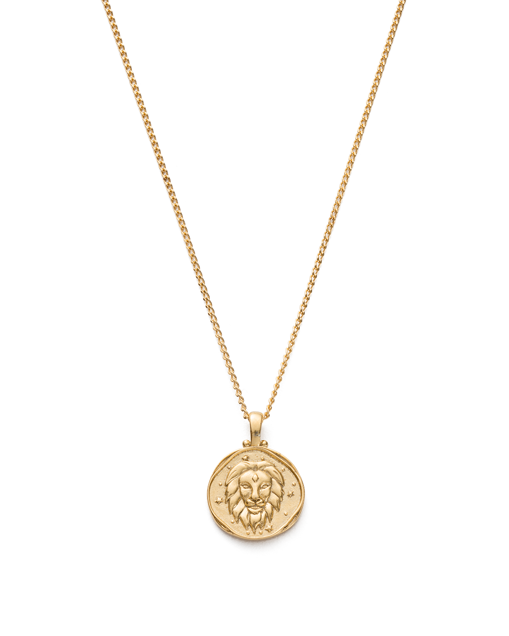 LEO ZODIAC NECKLACE (18K GOLD VERMEIL) IMAGE 1