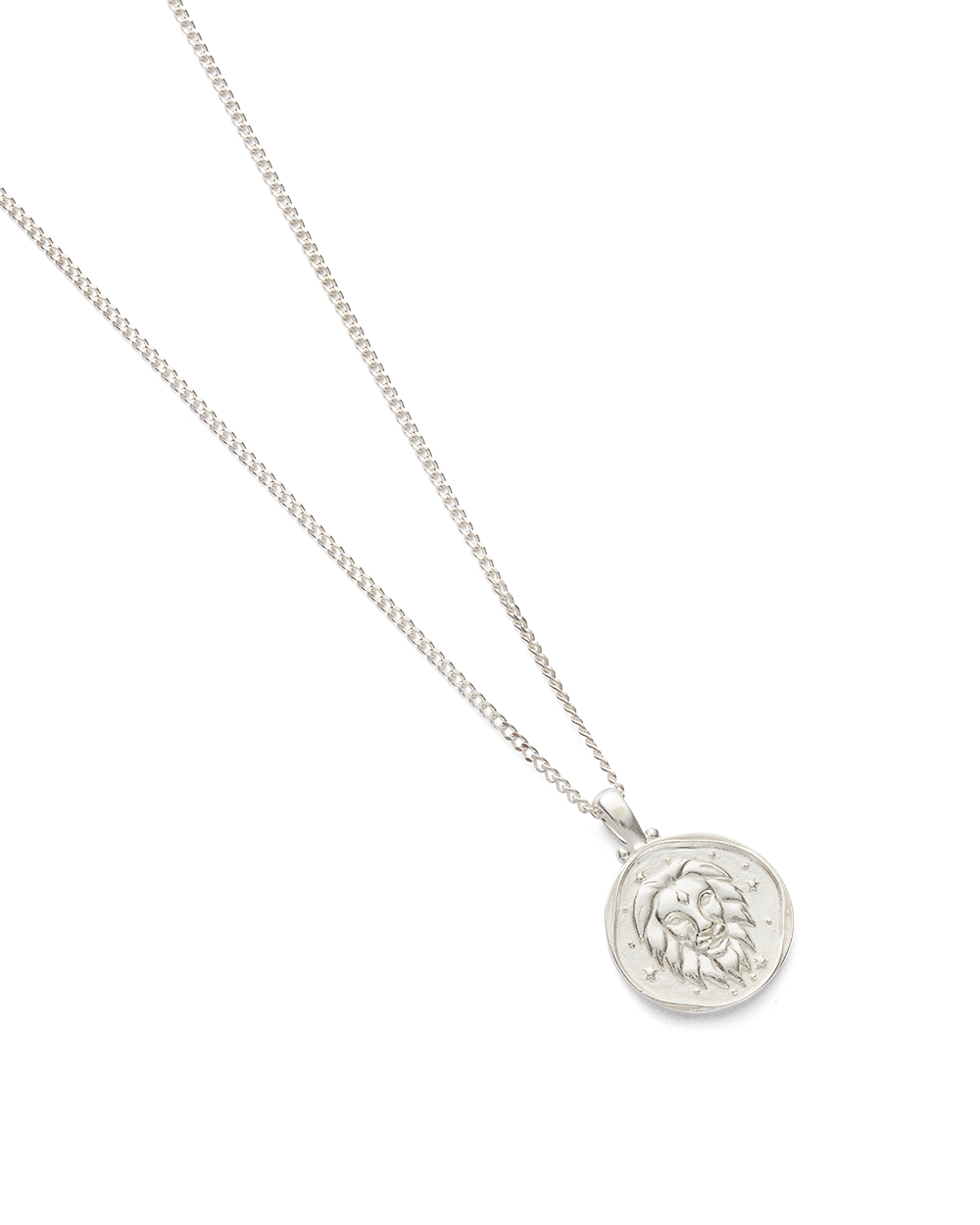 LEO ZODIAC NECKLACE (STERLING SILVER) IMAGE 4