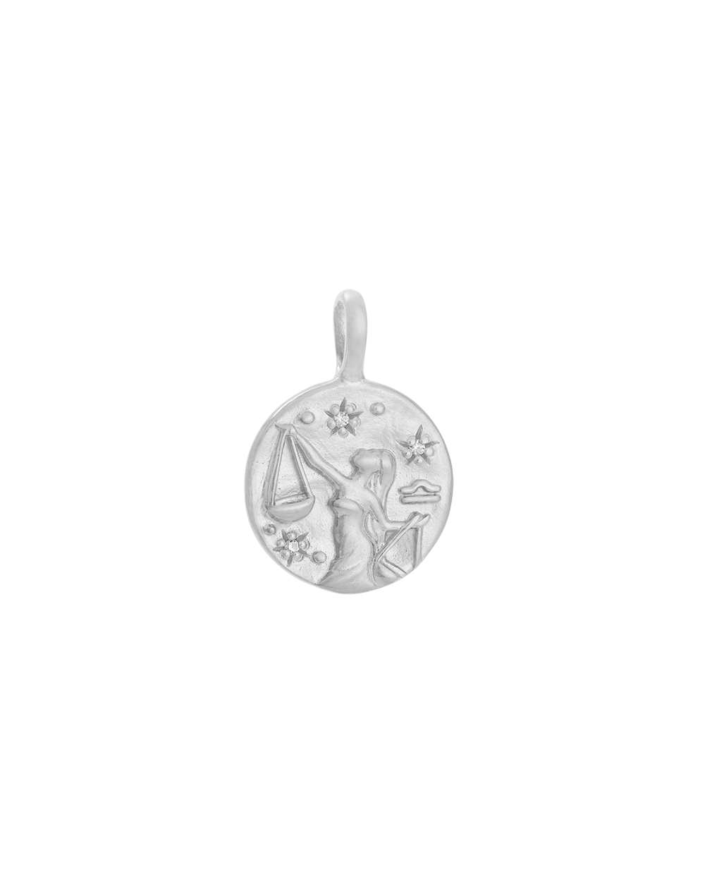 LIBRA PETITE ZODIAC (STERLING SILVER) IMAGE 1