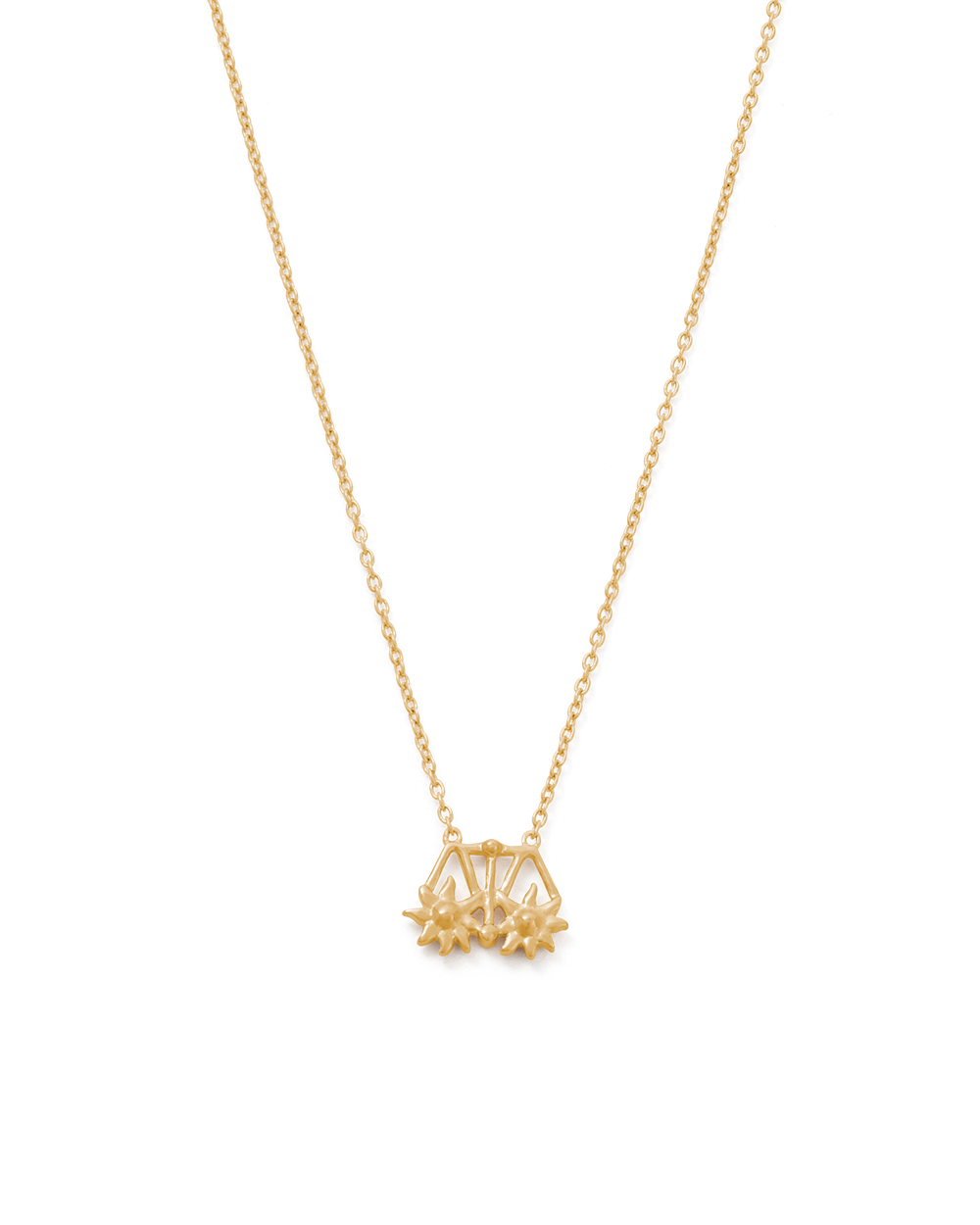 LIBRA STAR SIGN NECKLACE (18K GOLD VERMEIL) IMAGE 1