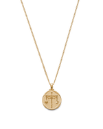 LIBRA ZODIAC NECKLACE (18K GOLD VERMEIL) IMAGE 1