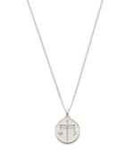 LIBRA ZODIAC NECKLACE (STERLING SILVER) IMAGE 1