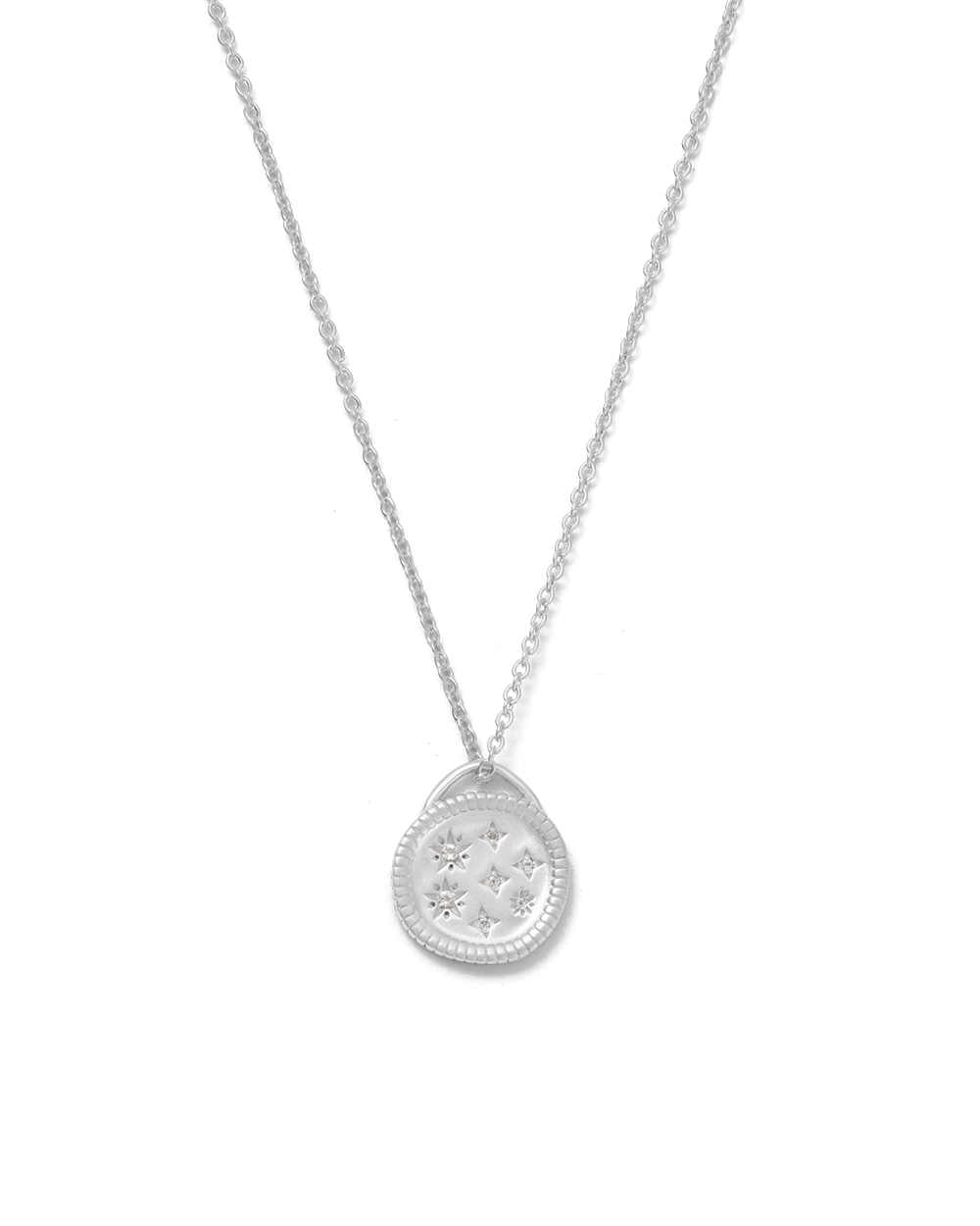 LILAC SKIES COIN NECKLACE (STERLING SILVER)