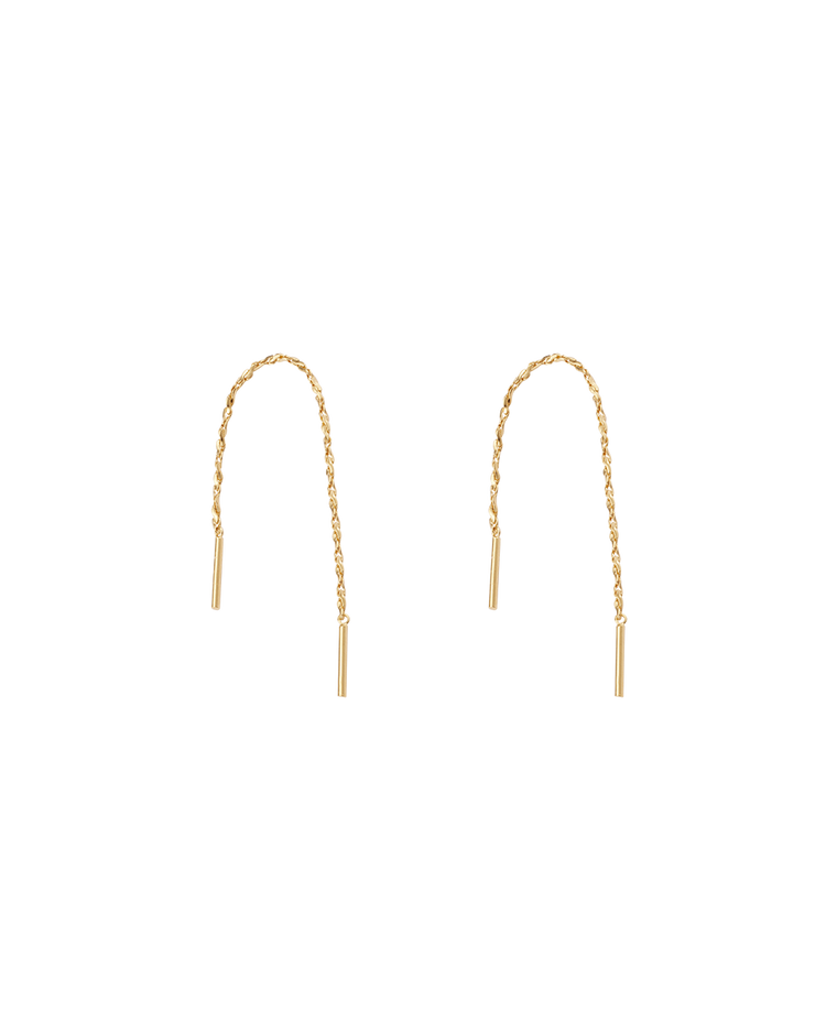 LUCIA THREADER (18K GOLD PLATED) IMAGE 1