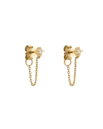 LUMEN CHAIN STUDS (18K GOLD PLATED)