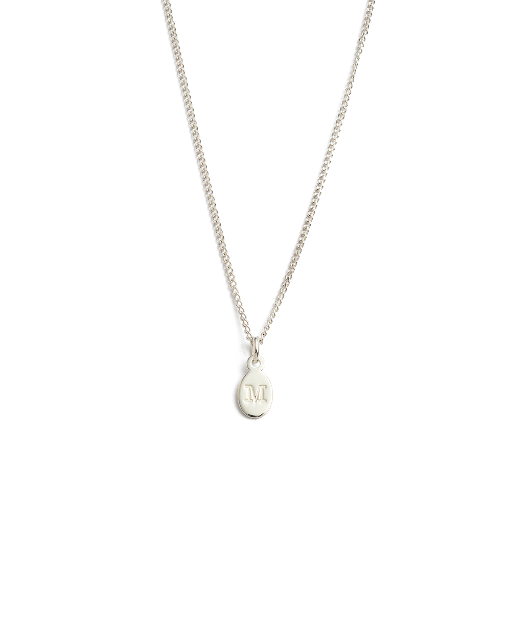 INITIAL NECKLACE A-Z (STERLING SILVER) IMAGE 18