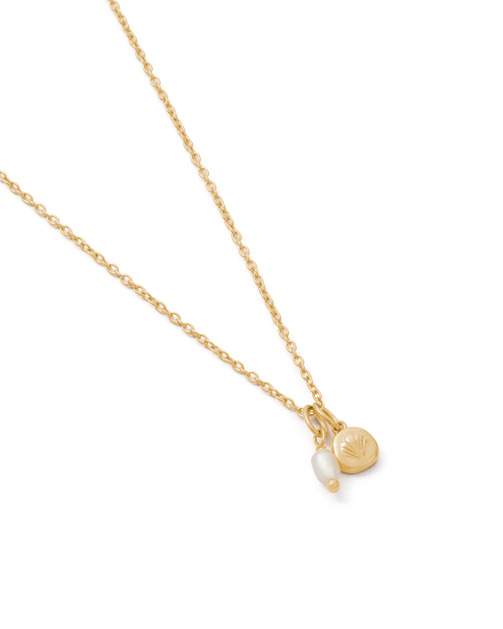 MEMOIR PEARL NECKLACE (18K GOLD VERMEIL) IMAGE 4